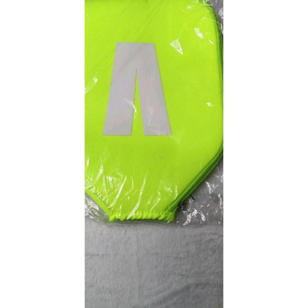 NWT! Pickle Ball Paddle Cover Neon Yellow Zip Up Sides Sports Athletic Bag... - Picture 2 of 7